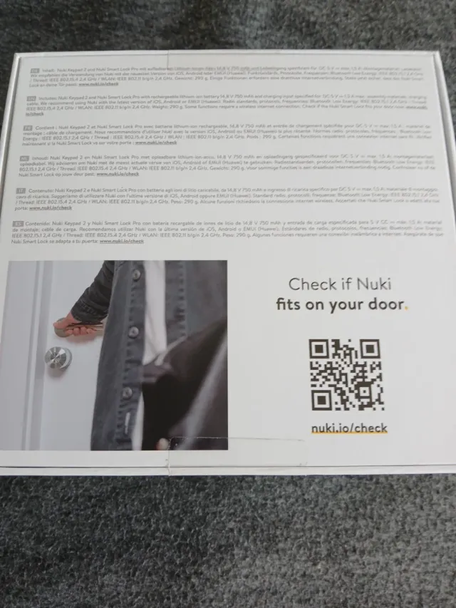 Kit de Acesso Nuki PRO - Fechadura Inteligente e Teclado 2