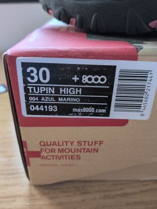 Botas de montaña infantiles 8000 talla 30