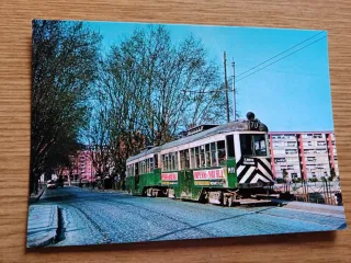 Set di cartoline postali di tram storici