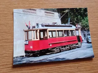Set di cartoline postali di tram storici