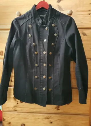 Chaqueta tejana Dorothy Perkins negra