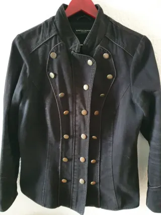 Chaqueta tejana Dorothy Perkins negra