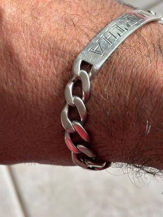 Pulsera de plata con nombre MARTHA