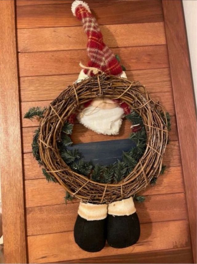 Corona Rosco Navideño Papá Noel ¡NUEVO!