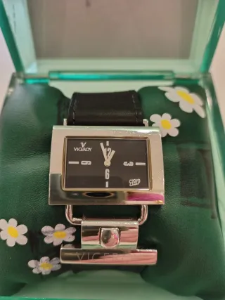 Reloj Viceroy Mujer Negro y Plateado