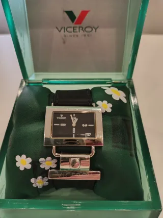 Reloj Viceroy Mujer Negro y Plateado