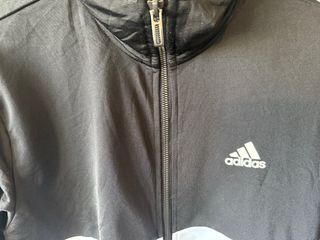 Chaqueta Adidas Negra y Blanca 3-Stripes