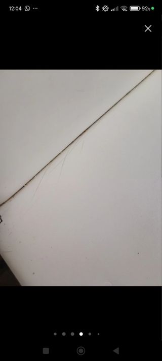 4 Sillas Piel Blancas