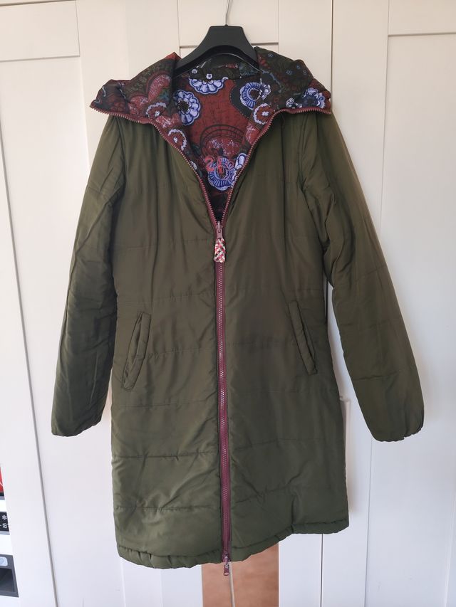 Chaquetón Desigual reversible impermeable