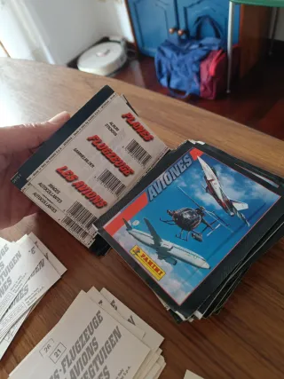 Cromos Aviones Panini