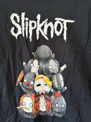 Camiseta Slipknot Negra Mujer
