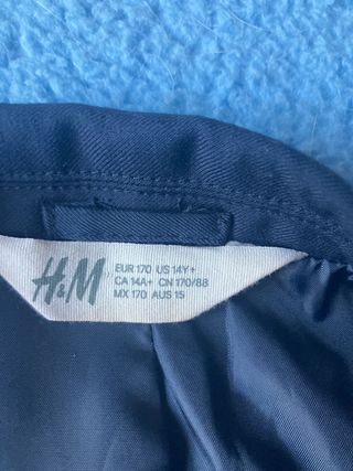 Traje niño (chaqueta y pantalón) talla 14+ (170 cm