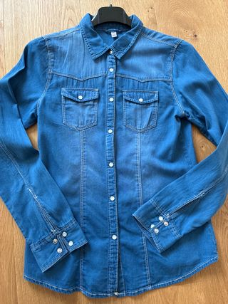 Camicia jeans bambina OVS