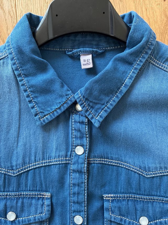 Camicia jeans bambina OVS