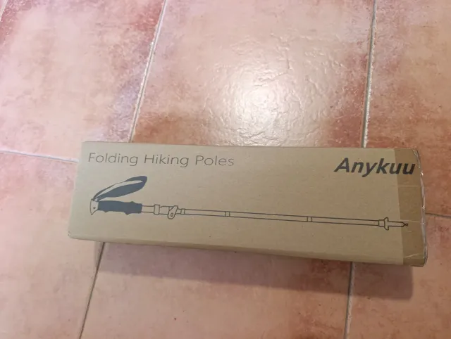 Palos de senderismo plegables Anykuu.