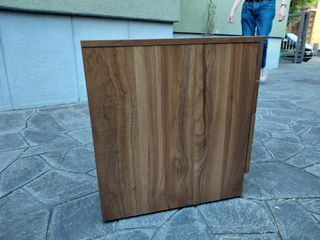 Cassettiera/Comodino in legno noce