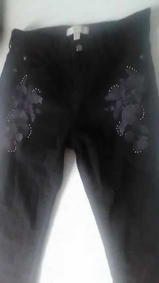 Pantalones negros Cortefiel talla 38