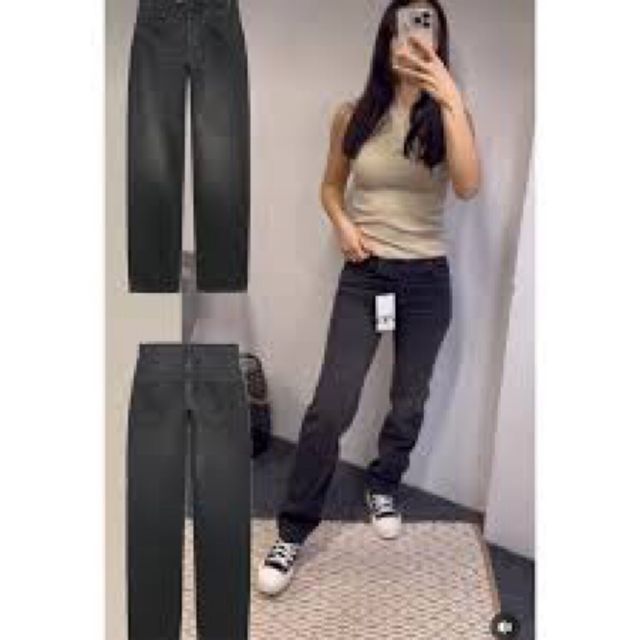 Pantalón Zara Negro Talla 34