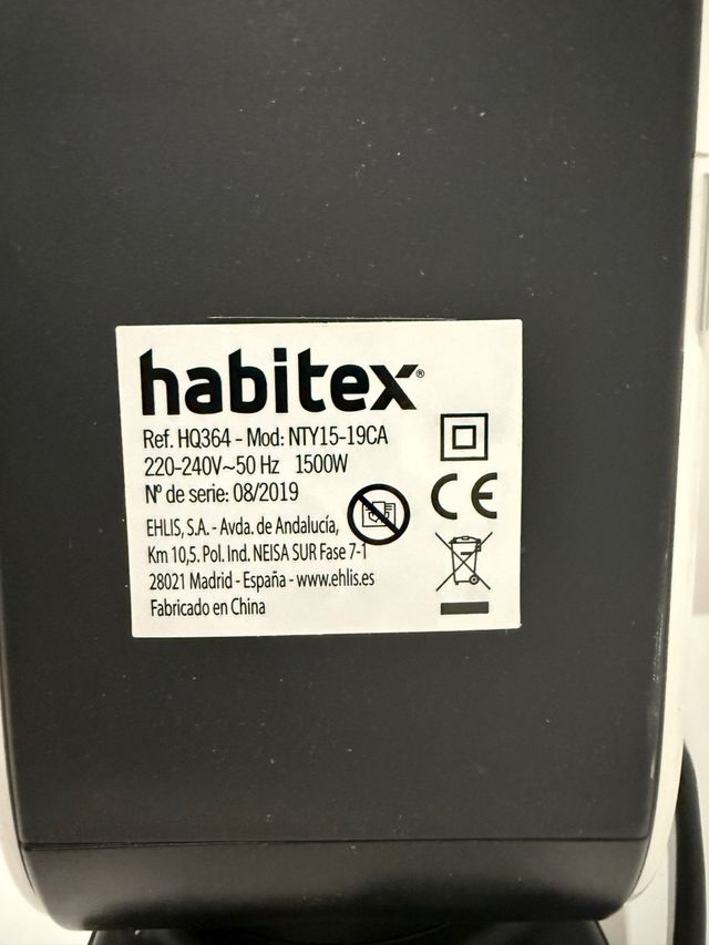 Calefactor cerámico Habitex HQ364 Oscilante