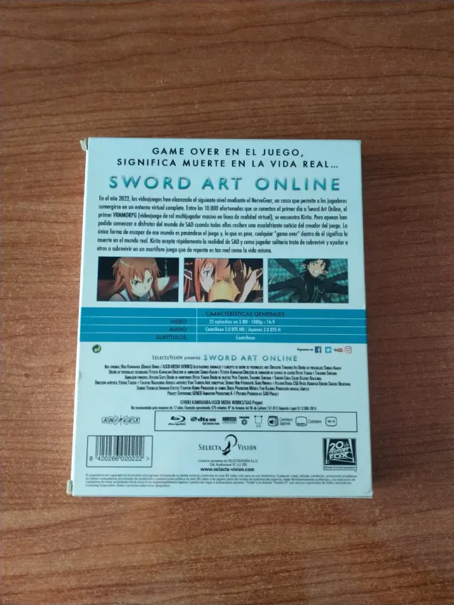 Sword Art Online Blu-ray 1ª Temporada