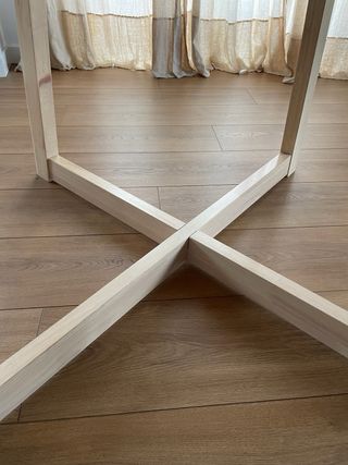 Mesa redonda extensible madera