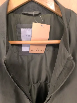 Cazadora Bomber Scalpers Verde Oliva