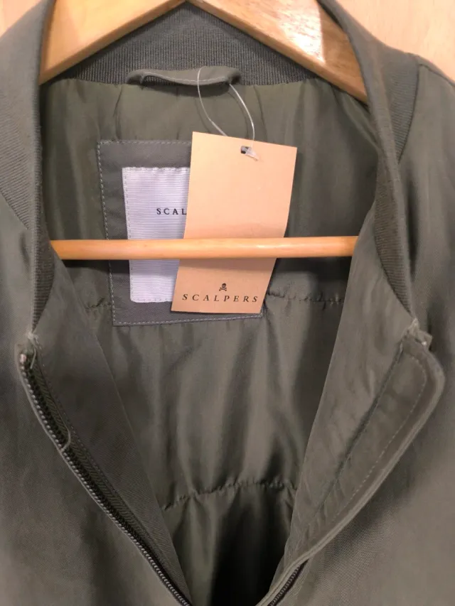 Cazadora Bomber Scalpers Verde Oliva
