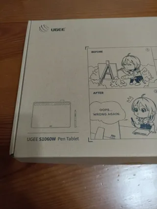 Tableta Gráfica UGEE S1060W Negra