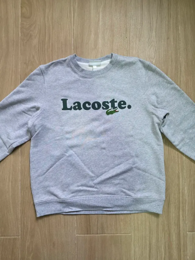 Sudadera Lacoste Gris Talla L