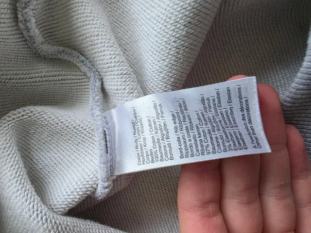 Sudadera Lacoste Gris Talla L