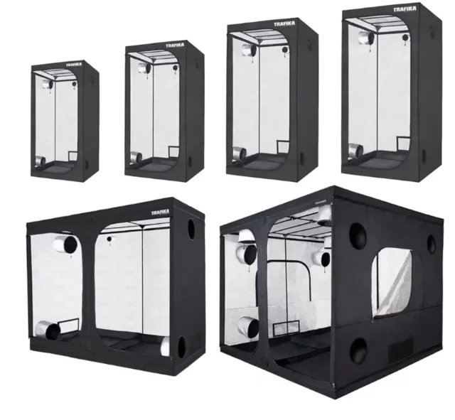 Armario de cultivo con focos