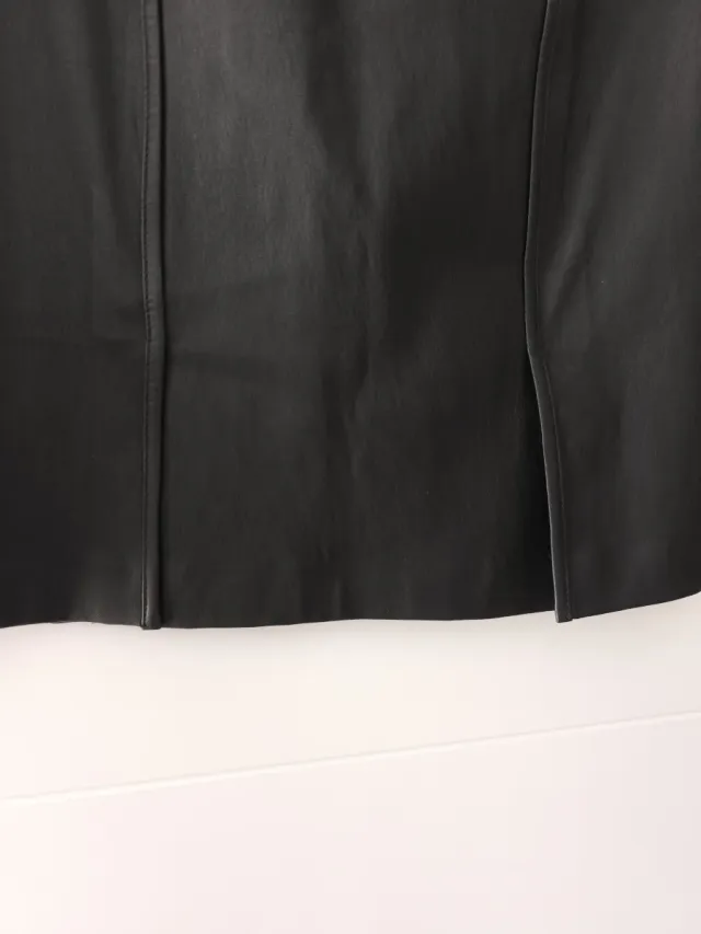 Falda Gerard Darle Cuero Mujer T40 Negra