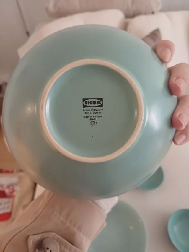 Vajilla Ikea Teal (4 piezas)