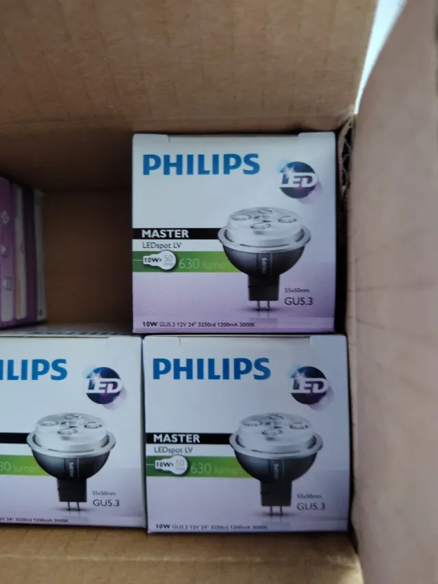 Caja 10 Lámparas LED Philips