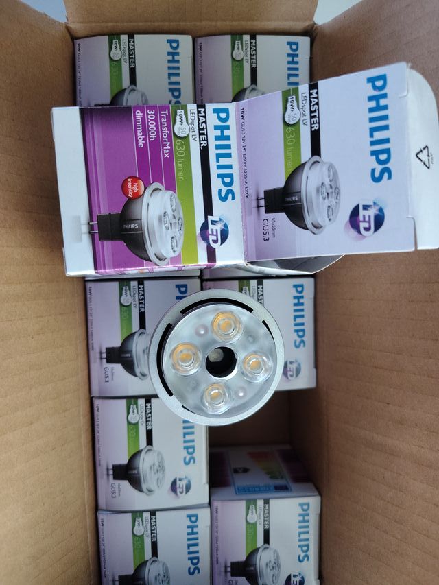 Caja 10 Lámparas LED Philips
