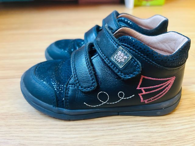¡Como nuevos!Botines Garvalin Talla 26 Azul Marino