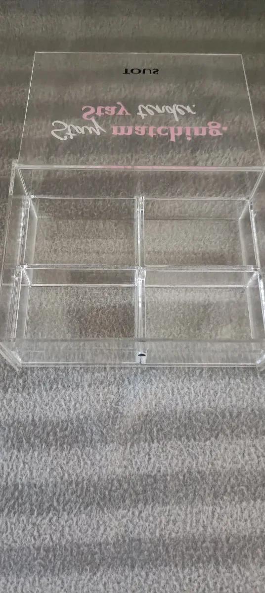 Joyero Tous Transparente con Mensaje