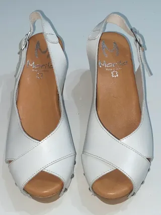 Zapatos de tacón Marila blancos