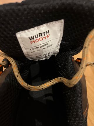 Zapato Seguridad S3 Talla 45 Wurth nuevas