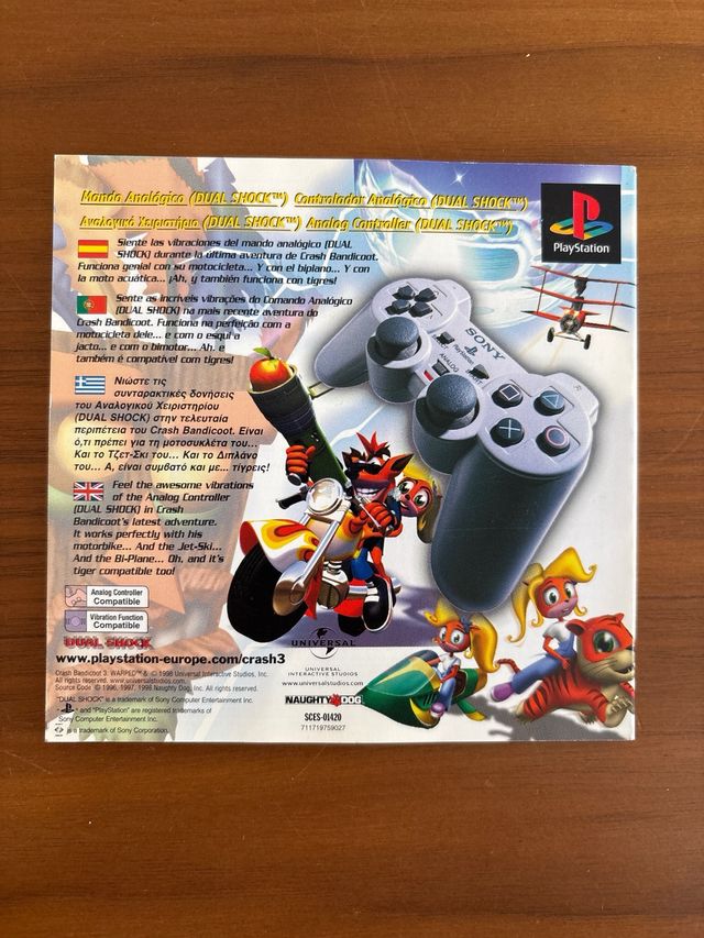 Crash Bandicoot Warped PlayStation PAL