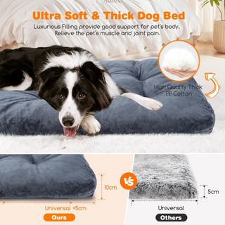 Cama para perros Nobleza, tamaño M, 80 x 50 x 10cm