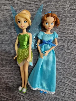 Lotto Wendy e Trilly Bambole Disney Peter Pan