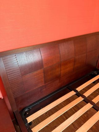 Estructura cama, cabecero y 2 mesitas