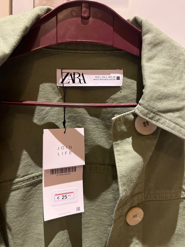 Chaqueta Zara Verde