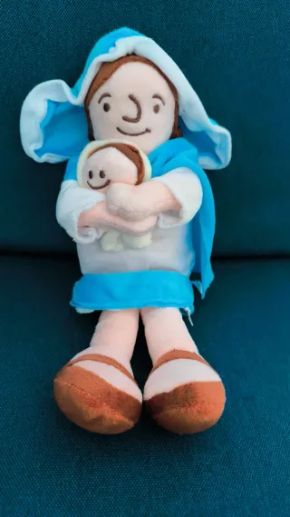 Peluche Maria con Gesù