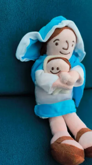 Peluche Maria con Gesù