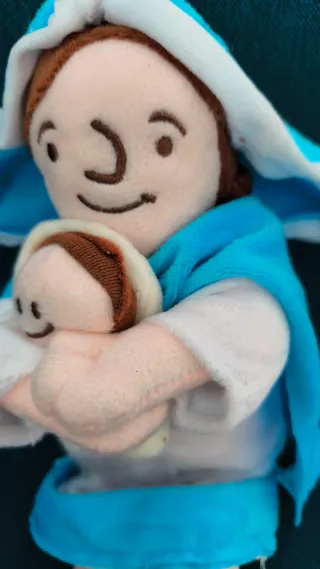 Peluche Maria con Gesù