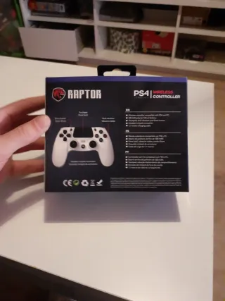 Mando Raptor PS4 Inalámbrico Blanco