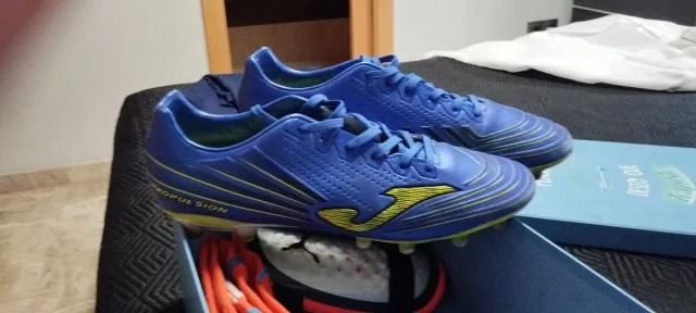 Zapatillas de fútbol Joma azules