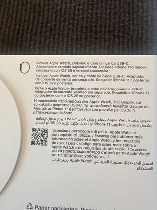 Apple Watch Series 11 46mm GPS-Cel Negro SIN ABRIR